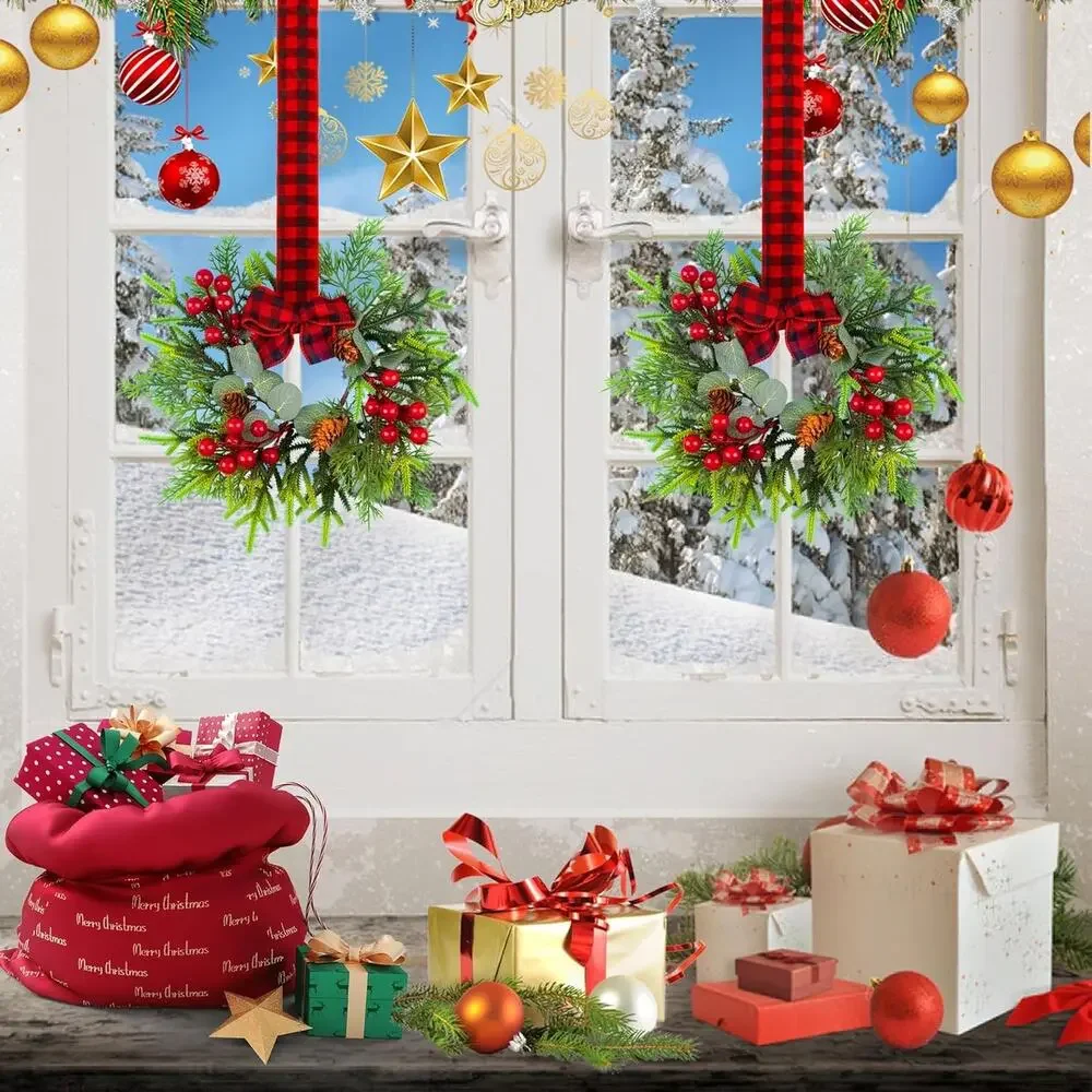 Set of 2 Small Wreath Mini Wreaths